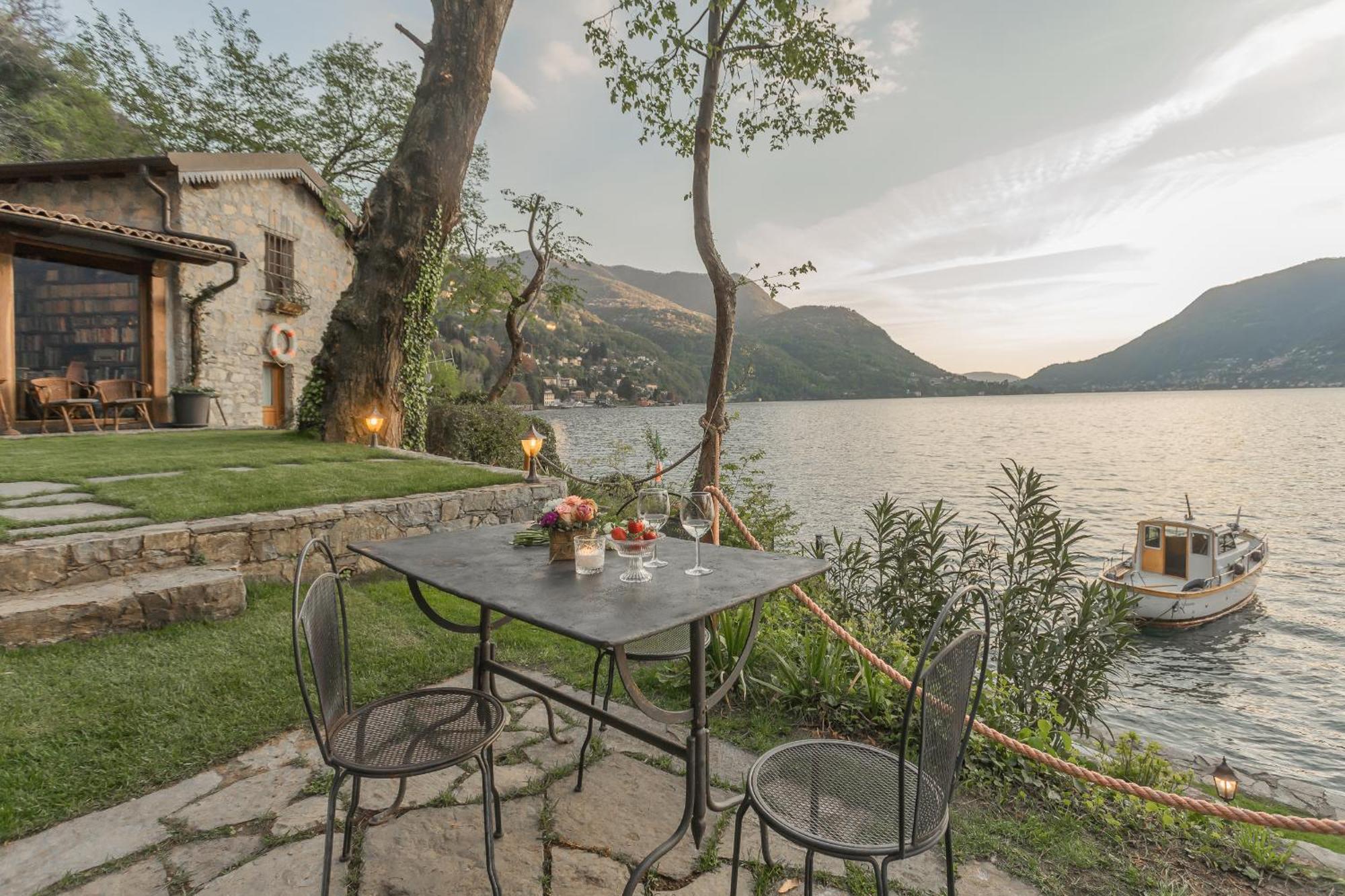 The Writer'S Nest Waterfront Villa By Rent All Como Faggeto Lario Dış mekan fotoğraf